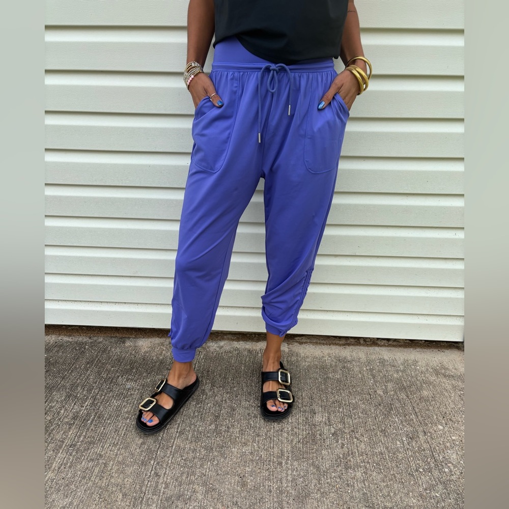 Womens Yoga Joggers Loose Workout Sweat Pants Comfy Lightweight Pockets
